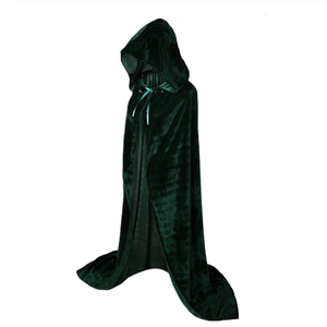 Disfraz <span class=keywords><strong>de</strong></span> Halloween <span class=keywords><strong>de</strong></span> <span class=keywords><strong>Bruja</strong></span> Medieval con Capa con Capucha Abrigo <span class=keywords><strong>de</strong></span> Terciopelo con Gabardina y Top - Product Image 5