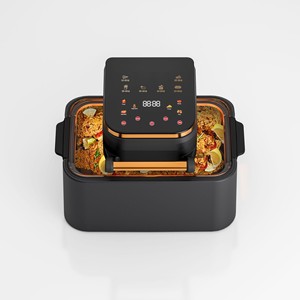 หม้อทอดไร้น้ำมันอัจฉริยะ รุ่นปี 2026 พร้อมระบบทำความร้อนแบบหมุนเวียน 3 มิติ และหน้าต่างแสดงภาพ ควบคุมด้วยระบบสัมผัสอัจฉริยะ ความจุขนาดใหญ่ 12 ลิตร - Product Image 1