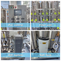 Machines de traitement de l'eau RO + EDI à deux étages en acier inoxydable SIPUXIN pour une purification efficace de l'eau à domicile