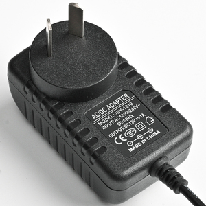 Adaptateur électrique Pei'An, alimentation murale, alimentation à découpage LED, DC 12V1A 12W, à brancher, <span class=keywords><strong>noir</strong></span>/blanc, matériau PC - Product Image 5