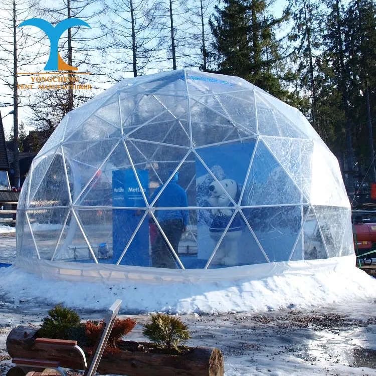 Large clear roof geodesic marquee dome tents for outdoor cafe event wedding,Factory direct sales tent prices is good.