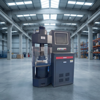 Máquina de prueba de compresión manual con pantalla digital 2000KN para cemento de hormigón Software de generación automática de metadatos incluido