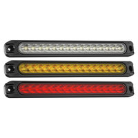 Auto-Rücklicht 15 LED-Streifen Seitenleuchte 12V 24V LKW-Boots-Wohnmobil-Zubehör Blinkende Warnsignalleuchte