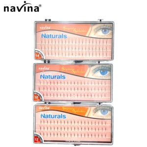 Navina tự làm cụm lông mi mở rộng lông mi khối lượng lông mi dễ dàng để áp dụng tại nhà hiệu ứng giống như Salon - Product Image 1