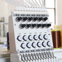 Machine à broder informatisée à deux têtes REVHON de haute qualité pour la fabrication de tissus en dentelle brodée, pour chapeaux et chemises