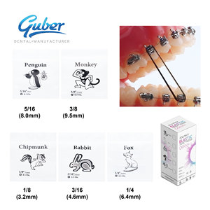 Mondverzorging Tandheelkundige Orthodontische Mondextra Elastische Hot Sale Tandheelkundige Aparte Tie Dierlijke Tandheelkundige Elastieken Rubberen Band - Product Image 1