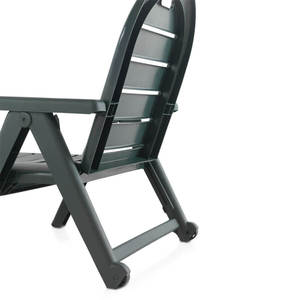 Sdraio da Esterno in Plastica con Schienale Regolabile e Design Ergonomico, Resistente ai Raggi UV e Durevole - Product Image 6