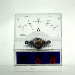 Ampèremètre projecteur, classe 2.5, 0.6A, 3A, J0420, instrument pédagogique, équipement expérimental de physique pour les collèges et les lycées - Product Image 1