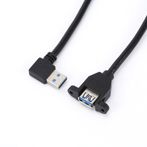 สายต่อขยาย USB 3.0 ชนิด A ตัวผู้ ถึง AF ยาว 0.3 ม. ทองแดงบริสุทธิ์แบบปิดสนิท สำหรับฮาร์ดไดรฟ์แบบพกพา - Product Image 1