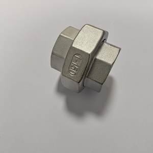 Raccord de tuyau union en acier inoxydable à <span class=keywords><strong>filetage</strong></span> femelle DN25 de 1 pouce - Product Image 4