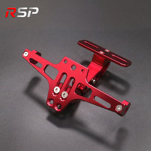 Supporto per Targa Regolabile in Alluminio CNC con Luce LED per <span class=keywords><strong>Moto</strong></span>, Sistemi per Carrozzeria <span class=keywords><strong>Moto</strong></span>, Vendita Diretta dalla Fabbrica RSP - Product Image 4