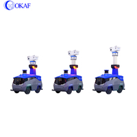 Robot d'interaction intelligente OKAF capable de fonctionnement 24h/24 et 7j/7 avec technologie d'évitement d'obstacles, robot de sécurité industriel