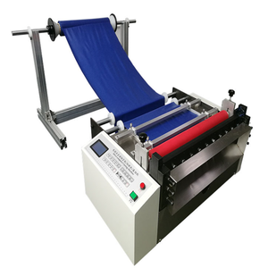 Wallpaper plastic wrap bubble Pvc film roll to sheet fabric leather adhesive mask melt-blown cutting machine