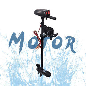 Mini <span class=keywords><strong>moteur</strong></span> hors-bord électrique compact <span class=keywords><strong>pour</strong></span> pêche à la traîne, Kayak gonflable, canoë en eau douce silencieux à montage bas - Product Image 2