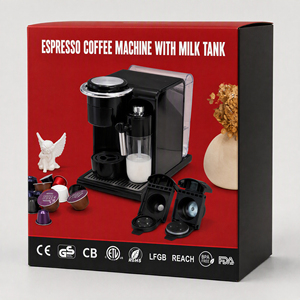 Cafetera de Cápsulas One Touch con Tanque de Leche Extraíble, Control de Temperatura PID, para Uso Doméstico - Product Image 6