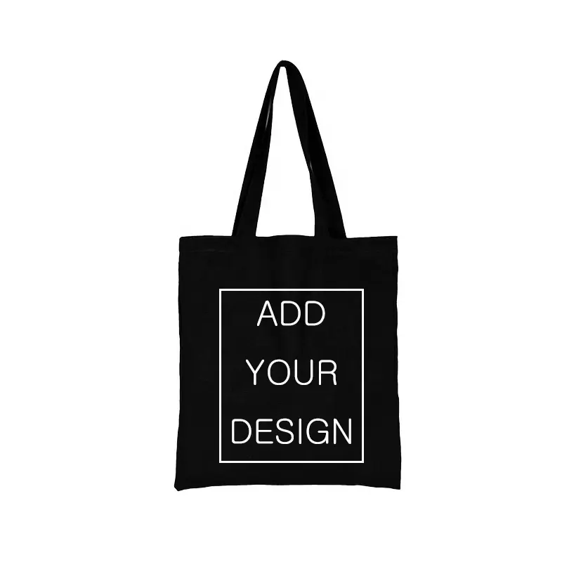 Eco riutilizzabile ragazze moda borsa nera signore Shopper borse tela Shopping Bag Harajuku Tumblr grafica borsa di tela nera