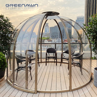 Sonoff — dôme Transparent et populaire, hôtel, café, Restaurant, étoile rotative, pied libre, 5.5m x 3.3m, PC, maison verte