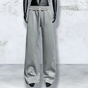 Pantaloni Sportivi a Righe Personalizzati di Alta Qualità Stile Y2K <span class=keywords><strong>Jogger</strong></span> Casual Pantaloni Bianchi a Righe per Uomo - Product Image 4