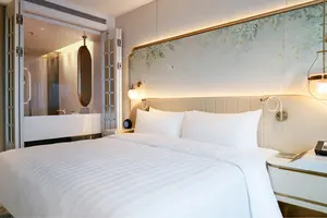 चीन निर्माता के लिए चीन होटल होटल कक्ष फर्नीचर सेट आधुनिक कस्टम मेड होटल बेडरूम फर्नीचर