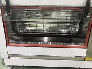 Poulet horizontal <span class=keywords><strong>électrique</strong></span> de gril de rôtisseries de poulet d'acier inoxydable de petit bureau Durable commercial - Product Image 5