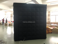 Tente de cabine photo gonflable bon marché Cabines photo gonflables noires pour affichage
