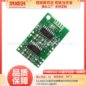 โมดูลเครื่องขยายเสียง Ca Ca-8469 5V รุ่น PAM8403 สำหรับส่งออกเสียง - Product Image 5