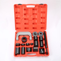 Kit d'outils de presse pour rotules à 21 pièces, ensemble d'outils de démontage et d'installation de rotules à cadre en C pour la réparation de la suspension automobile