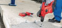 Cápsula HILTI HIS-N con rosca interna HVU2, compatible con pernos de anclaje químico/pernos químicos M8-M20