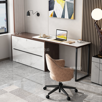 Lequan einformatige stabile vertikale konstruktion montiert MDF-platte gasfederwand-bett mit schreibtisch schreibtisch