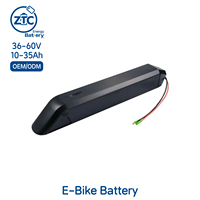 Boîtier de batterie lithium pour vélo électrique DP-2170-4C 52/40 cellules 18650/21700, 36V 48V, boîte de batterie pour vélo électrique