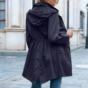 <span class=keywords><strong>Veste</strong></span> de pluie imperméable à capuche pour <span class=keywords><strong>femme</strong></span>, nouvelle collection automne/<span class=keywords><strong>hiver</strong></span>, coupe ajustée, fermeture éclair, coupe-vent pour la <span class=keywords><strong>randonnée</strong></span> en plein air - Product Image 6