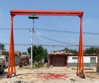 Grue portique mobile à déplacement libre, légère et portable, pour usage industriel