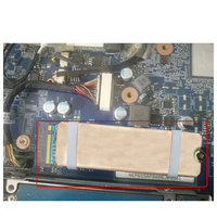 Accessoires pour ordinateur portable radiateur 1mm cuivre pur avec revêtement en graphène plaque de cuivre de refroidissement NVME M.2 SSD dissipateur thermique