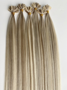 โรงงานขายส่งผมแท้ 100% แบบ <span class=keywords><strong>U</strong></span> Tip น้ำหนัก 1 กรัม/ชิ้น  แบบ Double Drawn  มีสีให้เลือก 40 สี  รับผลิตตามแบบที่ต้องการ - Product Image 3