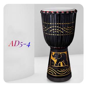JELO SLG-AD-5 tambour africain djembé en bois de haute qualité de 10 pouces avec tête en peau de chèvre en vente pour adultes - Product Image 2