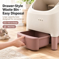 Pour chats, meubles esthétiques ronds, bac à litière pour chat, fabrication sur mesure, vente en gros OEM