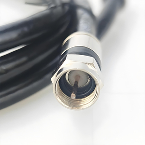 Đen 75 Ohm RG6 âm thanh kỹ thuật số Video cáp đồng trục 1m 1.5m 3M 5m với <span class=keywords><strong>f</strong></span> kết nối cho truyền hình cáp ăng ten vệ tinh - Product Image 5