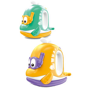 QS gros dessin animé Mini mignon plage <span class=keywords><strong>jeu</strong></span> de tir jouets en plastique 2 couleurs été extérieur pistolet à eau électrique jouets pour enfants - Product Image 1