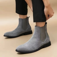 Chaussures habillées formelles pour hommes, bottes en cuir, Desert Chukka