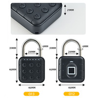 Cadenas intelligent avec reconnaissance biométrique par empreinte digitale, étanche, avec clavier et mot de passe