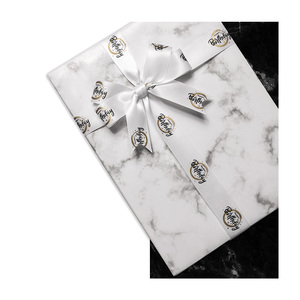 Eco-Friendly Factory Stitching White Edge 19mm Width Striped Single Face Polyester Grosgrain <b>Ribbon</b> for Gift Box Wrapping - Product Image 1