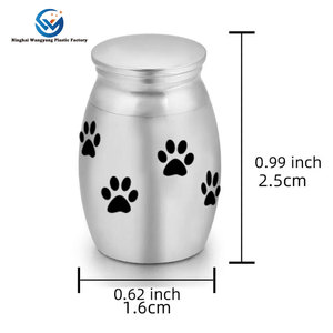 Kediler ve köpekler için el yapımı paslanmaz çelik kişiselleştirilmiş anıt Urn çevre dostu kül saklama kabı simli <span class=keywords><strong>Pet</strong></span> çekmeceler & <span class=keywords><strong>Urns</strong></span> - Product Image 2