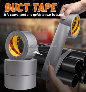 Đen Duct Heavy Duty không thấm nước mạnh mẽ không có dư lượng Đen Duct Tape cho trong nhà và ngoài trời sửa chữa, công nghiệp, Chuyên Nghiệp sử dụng - Product Image 2