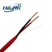 Cable de Alarma contra Incendios de Cobre Desnudo de 1.00mm² 2C FPLR PVC LSZH para Sistemas de Seguridad, Cable Resistente al Fuego con Certificación CE UL