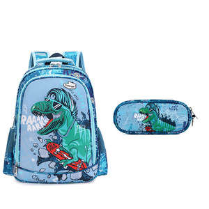 Ensemble de sacs à dos scolaires imperméables avec design dinosaure 3D, grande capacité, pour garçons d'âge préscolaire, avec trousse à crayons et sac à lunch isotherme - Product Image 6