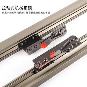 Wall Mount Bracket Aluminum Alloy 2 Mm Thickness Sliding Rails For Fold Down Table Hardware Accessories - Product Image 5