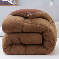 Couvre-lit matelassé d'été pour la maison et l'hôtel, fabrication directe d'usine, couette intelligente, édredon 100% microfibre de polyester, couette en fourrure de vison