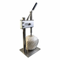 Machine manuelle portable pour ouvrir les noix de coco - Conception à levier sans effort pour les jeunes noix de coco et les noix de coco pelées - Coupe-noix de coco vertes de grande taille 44 cm