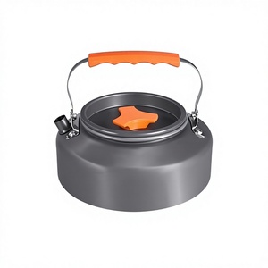 Bouilloire de camping portable en aluminium, théière d'extérieur 0,8L-2,0L, légère, anodisée, pour la randonnée - Product Image 2