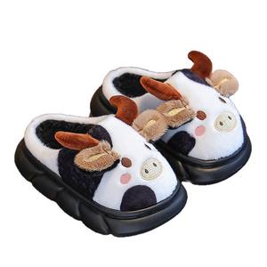 Breathable Warm Canvas Cotton Velvet Lazy Shoes PVC Outsole Artificial Plush Lining Durable Flat-bottom Women All Evergreen - Product Image 5